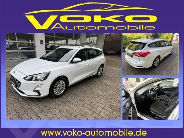 Frostweiß Gebraucht 2020 Ford Focus Titanium Kombi | 11.880 € (Guter Preis) - Bild 1/4