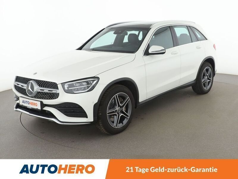 Weiß Gebraucht 2022 Mercedes GLC220 AMG line SUV | 40.070 € (Fairer Preis) - Bild 1/3