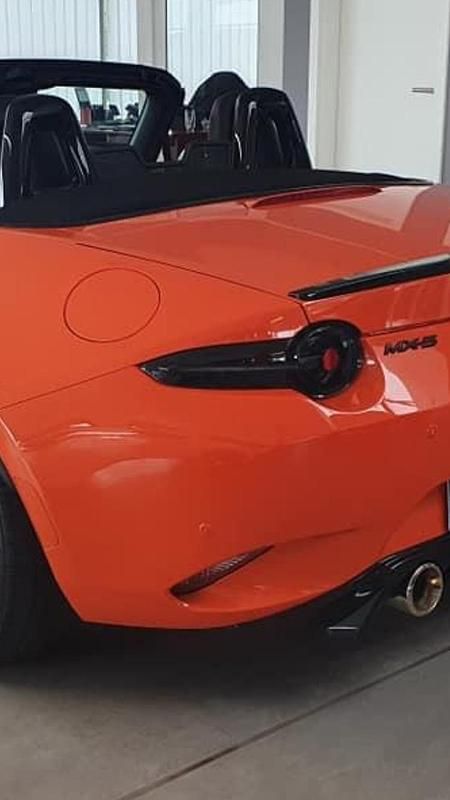Usata Mazda MX5 184 CV (135 kW) 2019 Arancione Cabrio
