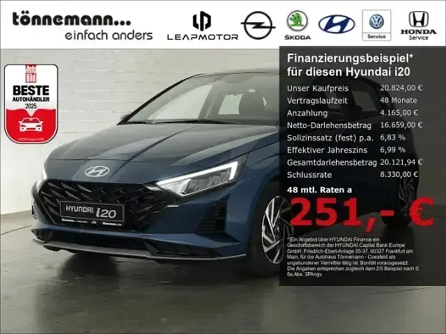 Gebraucht Hyundai i20 Trend 101 PS (74 kW) 2025 Kleinwagen