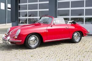 Brugt Porsche 356 75 HK (55 kW) 1962 Rød Cabriolet