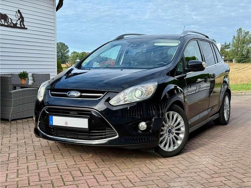Schwarz Gebraucht 2015 Ford Grand C-Max Titanium Van / Kleinbus | 8.000 € (Fairer Preis) - Bild 1/4