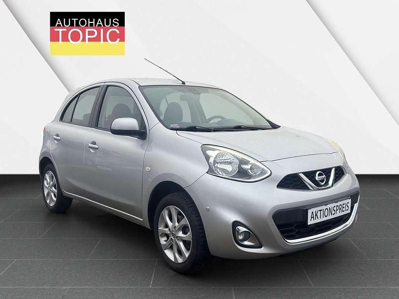 Gebraucht Nissan Micra Acenta 80 PS (58 kW) 2014 New silver (m) Kleinwagen