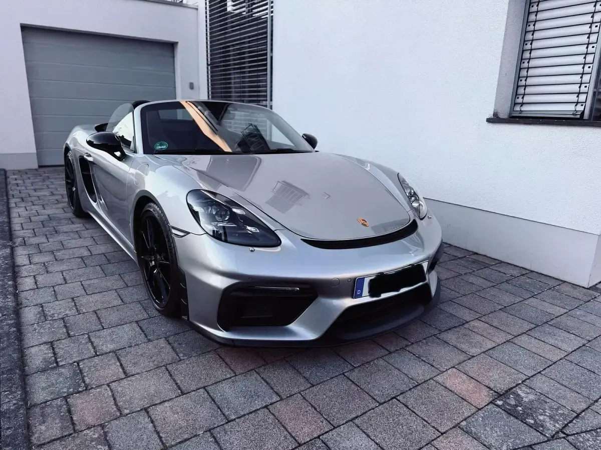 Usata Porsche 718 Boxster 400 CV (294 kW) 2021 Argento Cabrio
