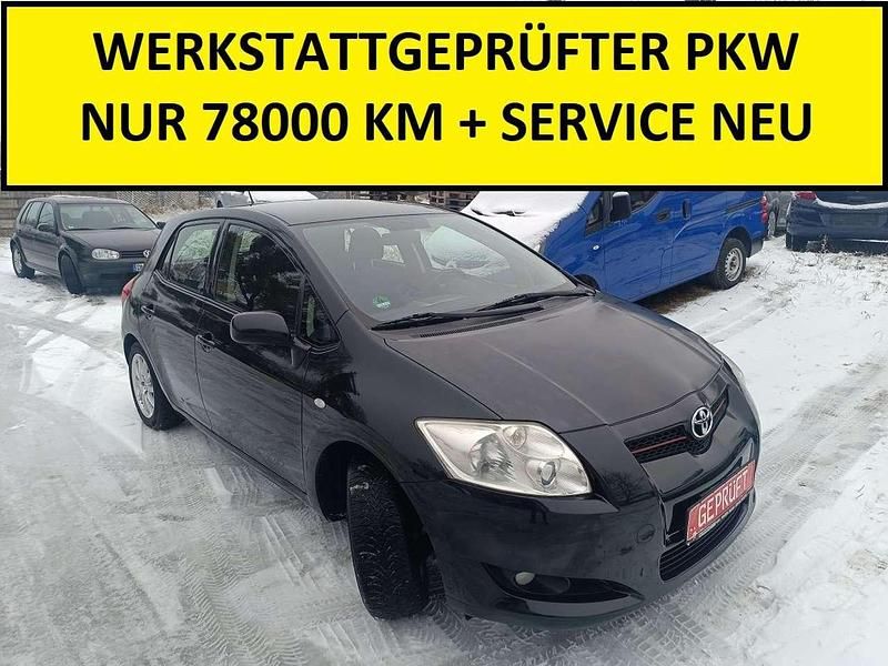 Mysticschwarz mica Gebraucht 2008 Toyota Auris Sol Kleinwagen | 4.990 € (Fairer Preis) - Bild 1/4