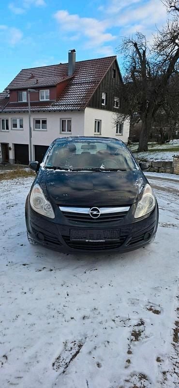 Schwarz Gebraucht 2008 Opel Corsa Kleinwagen | 2.550 € (Fairer Preis) - Bild 1/4
