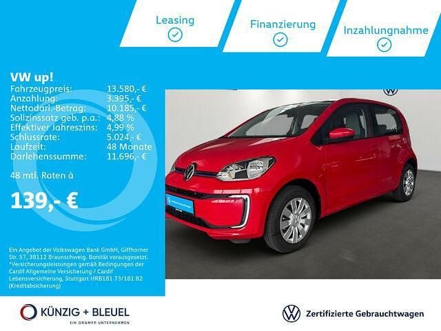 Gebraucht VW e-up! 61 kW (83 PS) 2021 Rot Kleinwagen