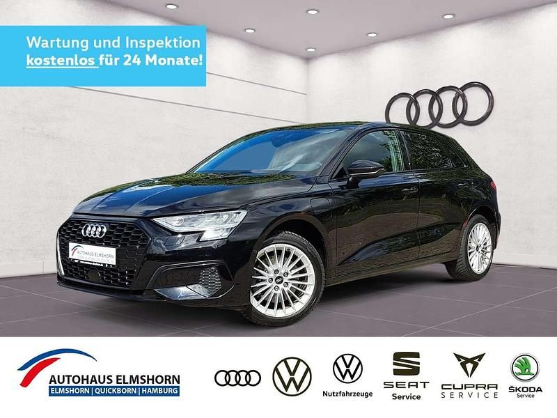 Brillantschwarz Gebraucht 2022 Audi A3 Sportback e-tron Advanced Plus Limousine | 26.910 € (Fairer Preis) - Bild 1/3