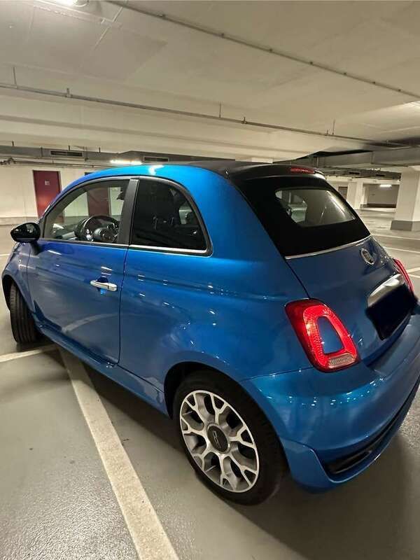 Blau Gebraucht 2021 Fiat 500C Rockstar Cabrio | 13.700 € (Fairer Preis) - Bild 1/4