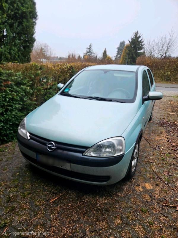 Grün Gebraucht 2001 Opel Corsa Kleinwagen | 1.500 € (Etwas zu teuer) - Bild 1/4