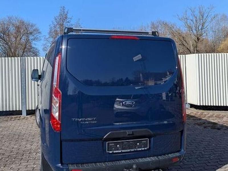 Brugt Ford Transit Custom Trend 131 HK (96 kW) 2021 Blå Pickup / Ladvogn