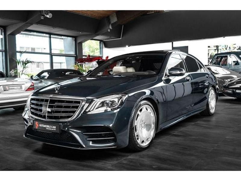 Blau Gebraucht 2019 Mercedes S560 AMG Limousine | 69.900 € (Fairer Preis) - Bild 1/4