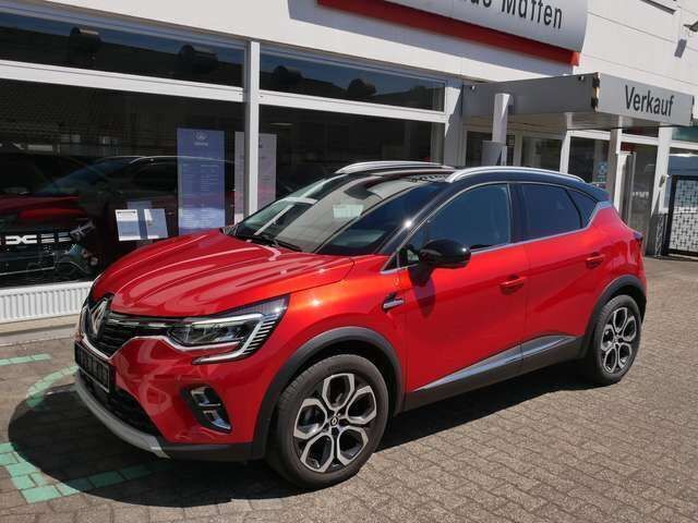 Rot nnp + schwarz gne Gebraucht 2021 Renault Captur Intens SUV | 17.990 € (Guter Preis) - Bild 1/4