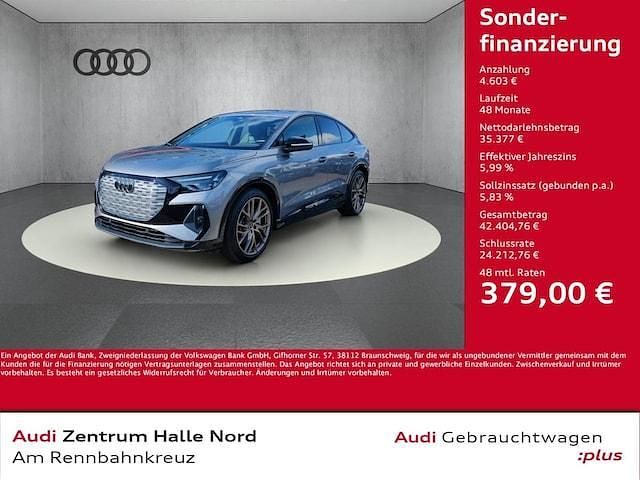 Taifungrau metallic Gebraucht 2022 Audi Q4 Sportback e-tron Ambiente SUV | 39.980 € (Etwas zu teuer) - Bild 1/4