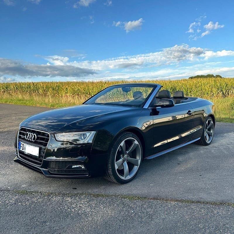 Schwarz Gebraucht 2013 Audi A5 Cabriolet S-Line Cabrio | 14.300 € (Fairer Preis) - Bild 1/4