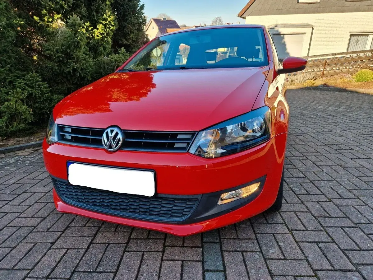 Gebraucht VW Polo 90 PS (66 kW) 2012 Rot Kleinwagen