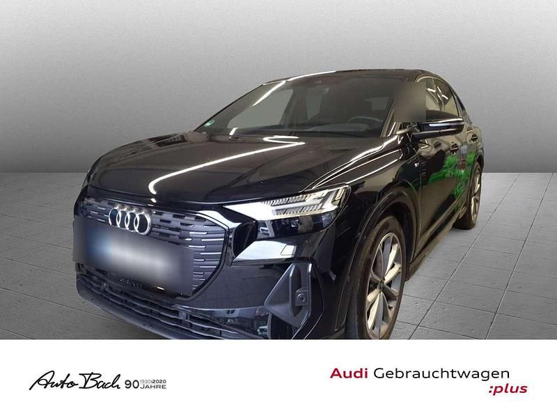 Mythosschwarz metallic Gebraucht 2022 Audi Q4 e-tron S-Line SUV | 28.970 € (Fairer Preis) - Bild 1/3