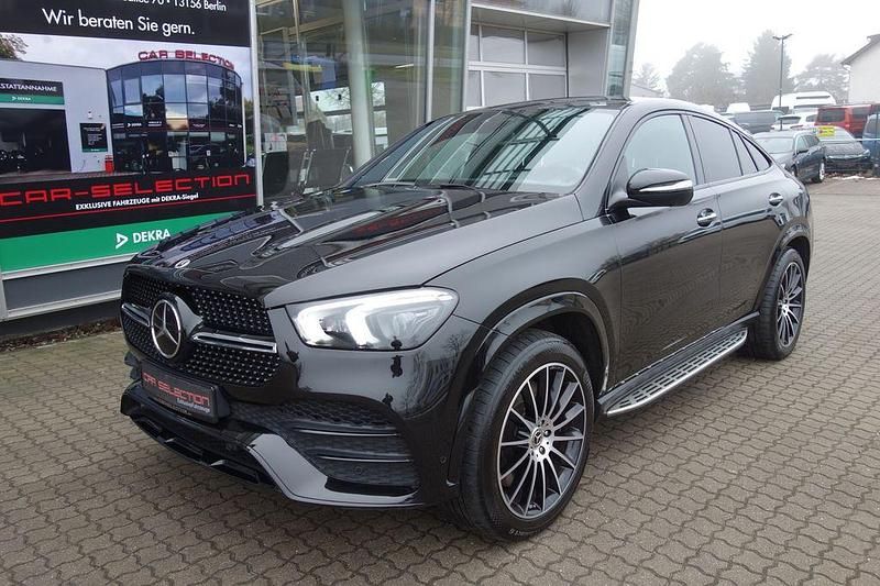 Obsidianschwarz Gebraucht 2022 Mercedes GLE400 AMG line Coupé | 73.800 € (Fairer Preis) - Bild 1/4