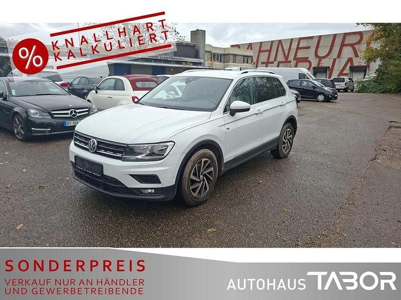 Pure white Gebraucht 2019 VW Tiguan Join SUV | 15.185 € (Guter Preis) - Bild 1/4