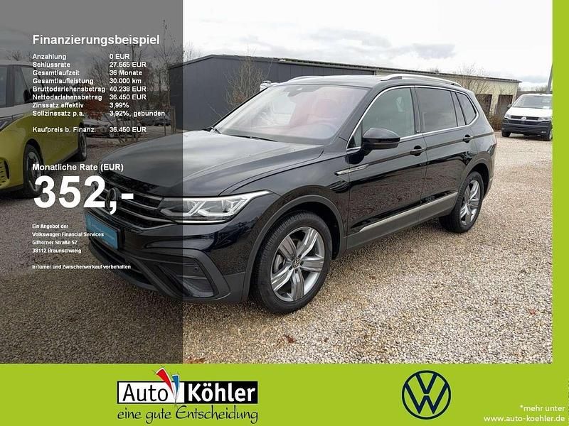 Deep black perleffekt Gebraucht 2024 VW Tiguan Allspace Move SUV | 36.450 € (Fairer Preis) - Bild 1/3
