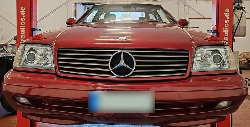 Gebraucht Mercedes SL500 306 PS (225 kW) 1999 Rot Cabrio
