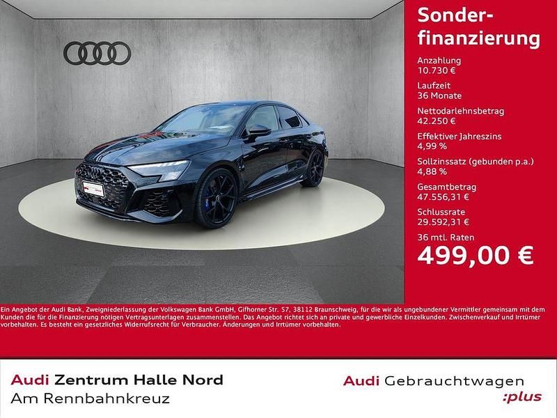 Mythosschwarz metallic Gebraucht 2021 Audi RS3 Ambiente Kleinwagen | 52.980 € (Etwas zu teuer) - Bild 1/4