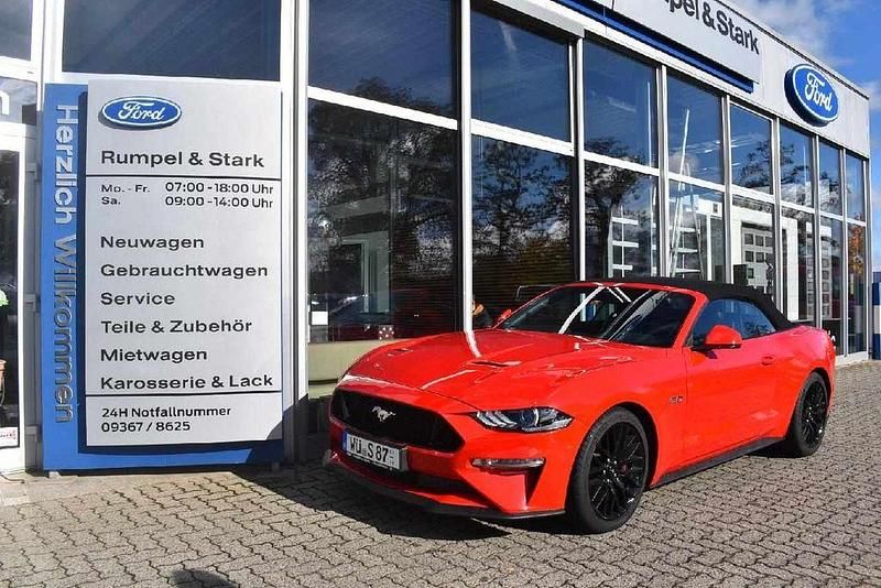 Rot Gebraucht 2023 Ford Mustang GT Convertible Cabrio | 51.990 € (Etwas zu teuer) - Bild 1/4