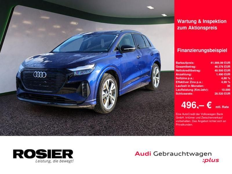 Gebraucht Audi e-tron 210 kW (286 PS) 2024 Blau / navarrablau (metallic) SUV