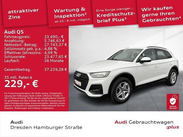 Usado Audi Q5 Advanced Plus 204 HP (150 kW) 2022 Branco SUV