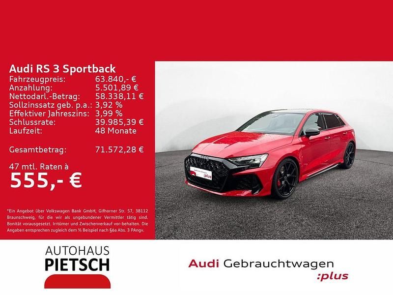 Rot Gebraucht 2024 Audi RS3 Sport Limousine | 63.840 € (Fairer Preis) - Bild 1/4