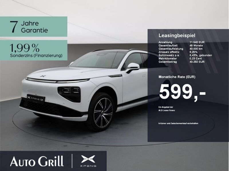 Weiß arctic white Neu 2025 XPENG G9 AWD Performance SUV | 71.026 € (Guter Preis) - Bild 1/4