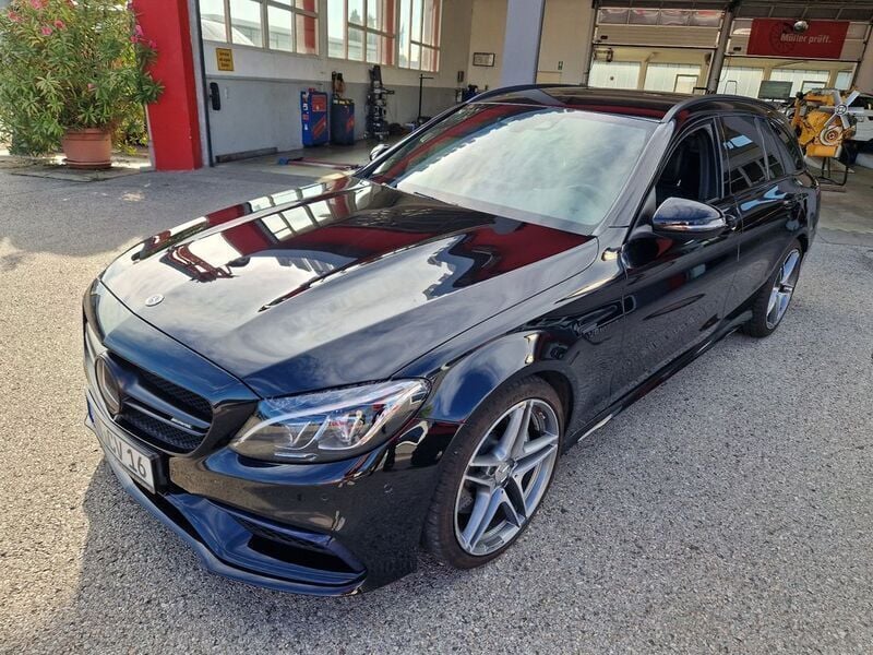 Schwarz Gebraucht 2016 Mercedes C63 AMG AMG Kombi | 39.999 € (Fairer Preis) - Bild 1/4