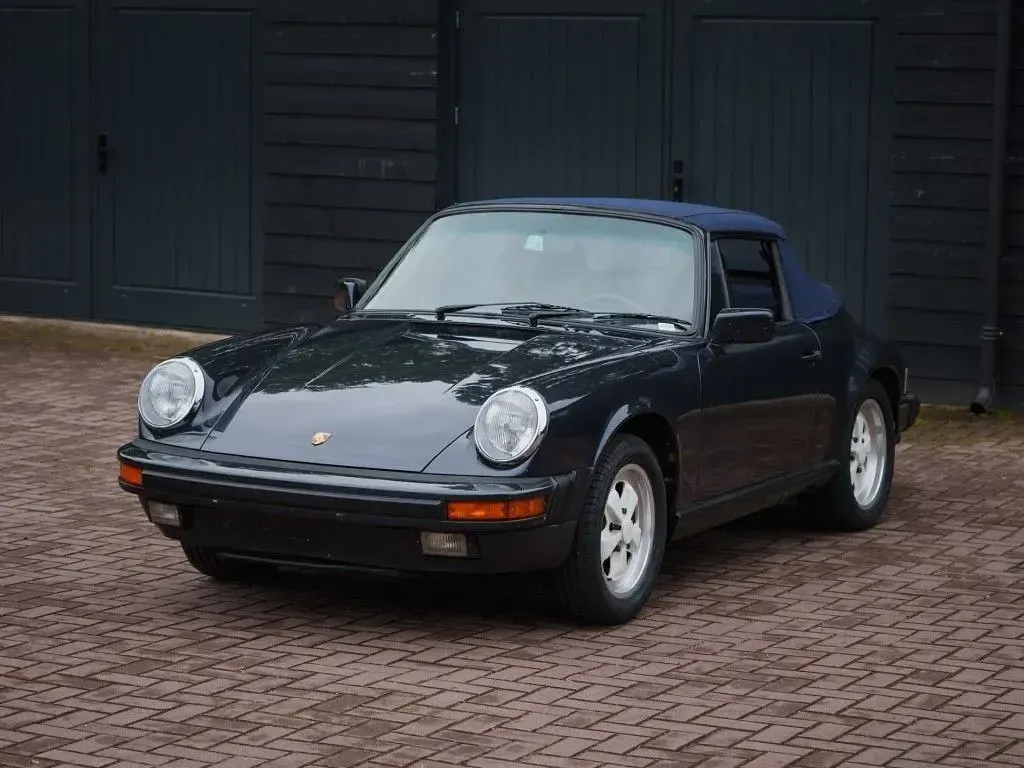 Gebraucht Porsche 911 1987 Blau Cabrio
