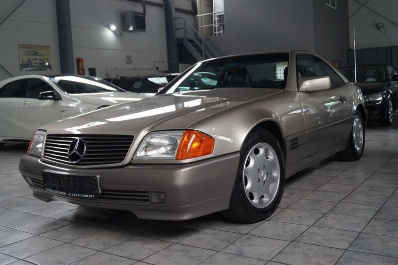 Gold Gebraucht 1990 Mercedes SL300 Cabrio | 18.590 € - Bild 1/4