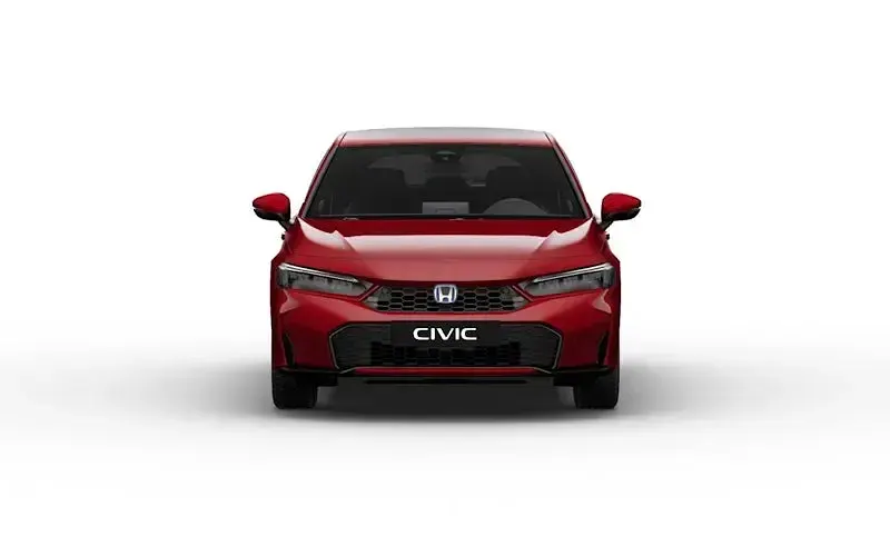 Neu Honda Civic Elegance 184 PS (135 kW) 2026 Rot Limousine