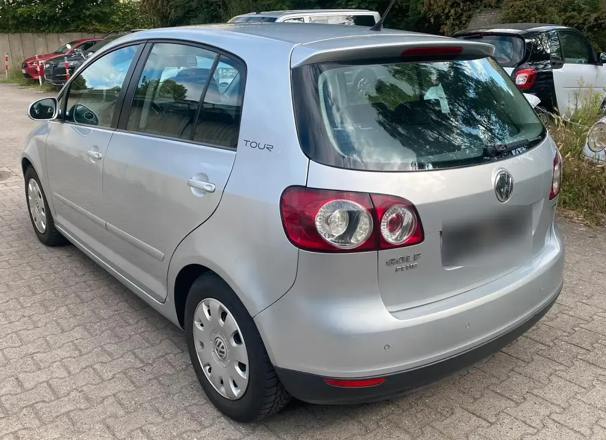 Gebraucht VW Golf Plus Cross 105 PS (77 kW) 2008 Silber Van / Kleinbus