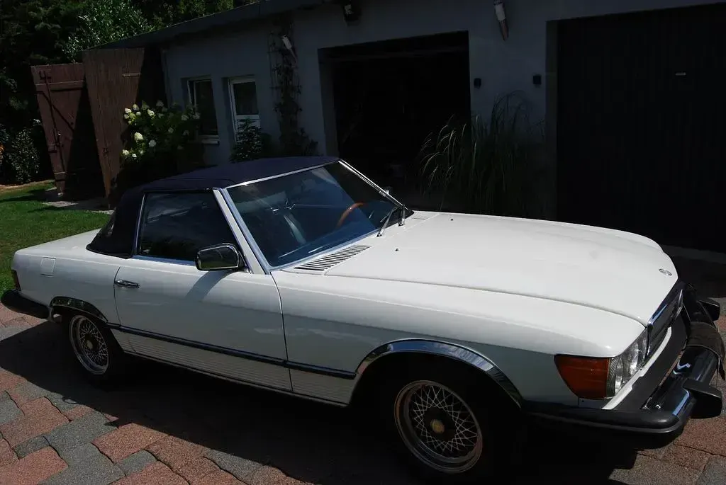 Gebraucht Mercedes SL450 225 PS (165 kW) 1978 Weiß Cabrio