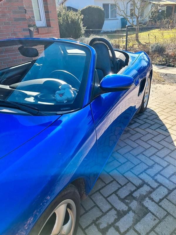 Gebraucht Porsche Boxster 228 PS (167 kW) 2004 Blau Cabrio
