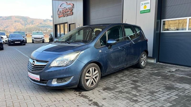 Gebraucht Opel Meriva Style 110 PS (80 kW) 2014 Blau Van / Kleinbus