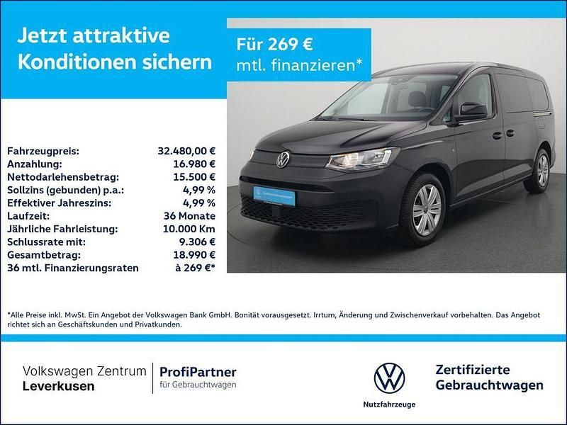 Deep black Gebraucht 2023 VW Caddy Maxi Van / Kleinbus | 32.480 € (Etwas zu teuer) - Bild 1/4
