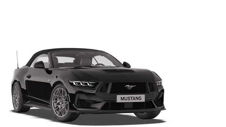 Absolute black metallic Neu 2024 Ford Mustang GT | 68.350 € (Teuer) - Bild 1/1