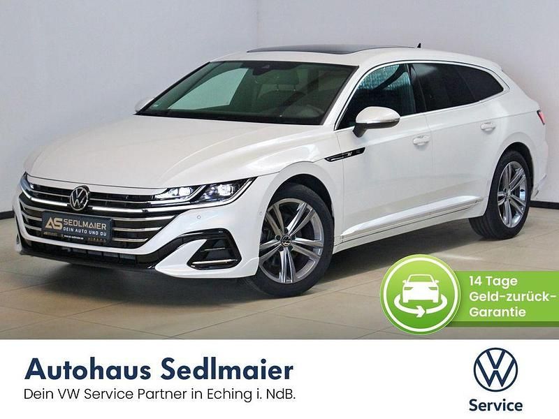 Oryxweiß perlmutteffekt Gebraucht 2022 VW Arteon R-line Kombi | 31.940 € (Fairer Preis) - Bild 1/4