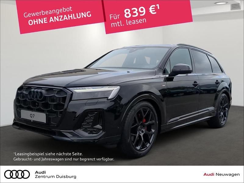 Mythosschwarz metallic Neu 2025 Audi Q7 S-Line SUV | 94.960 € (Fairer Preis) - Bild 1/4