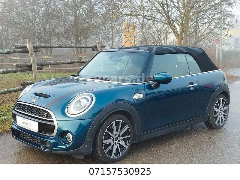 Deep laguna metallic Gebraucht 2021 Mini Cooper S Cabriolet Cabrio | 24.800 € (Guter Preis) - Bild 1/4