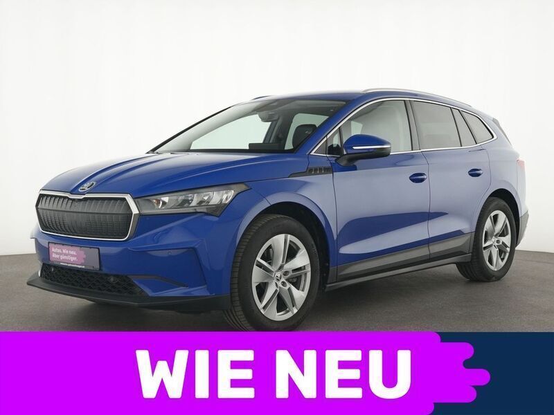 Energy blau Gebraucht 2023 Skoda Enyaq iV Loft SUV | 33.555 € (Guter Preis) - Bild 1/4