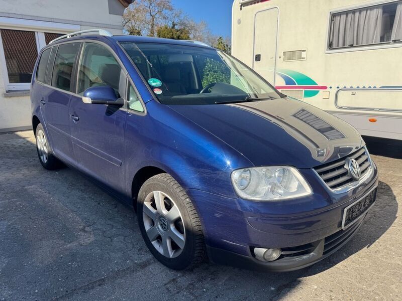 Gebraucht VW Touran Highline 101 PS (74 kW) 2004 Blau Van / Kleinbus