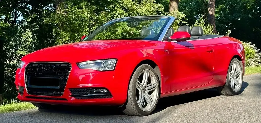 Gebraucht Audi A5 Cabriolet S-Line 245 PS (180 kW) 2014 Rot Cabrio