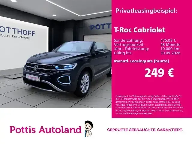 Gebraucht VW T-Roc Cabriolet Style 110 PS (80 kW) 2022 Cabrio
