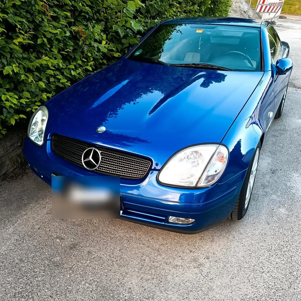 Gebraucht Mercedes SLK230 193 PS (141 kW) 1998 Blau Cabrio