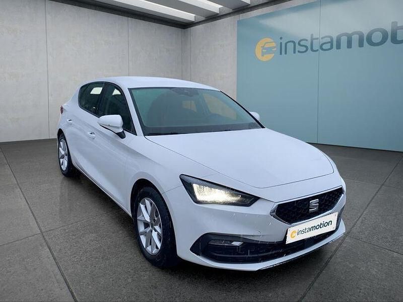 Gebraucht Seat Leon Style 116 PS (85 kW) 2021 Weiß Kleinwagen